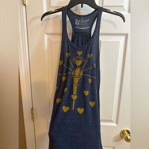 ❤️ BOGO Indiana Torch and Hearts Loose Tank Top Size Small
